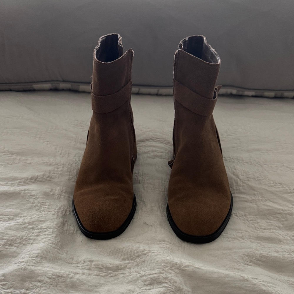 Dolce Vita Brown Ankle Booties